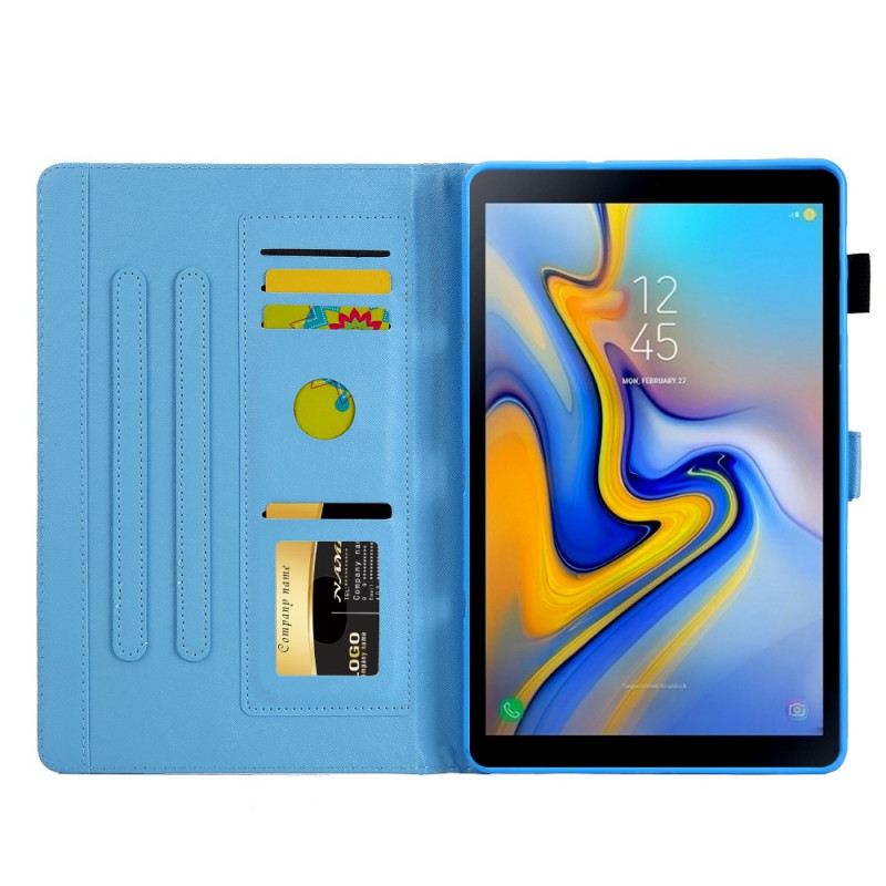 Fliptok / Bőrtok Samsung Galaxy Tab A8 (2021) Ananász Design