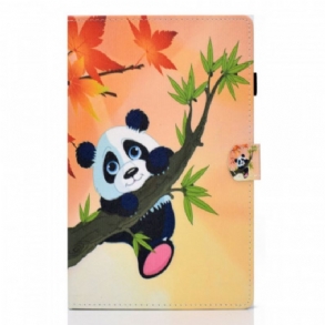 Fliptok / Bőrtok Samsung Galaxy Tab A8 (2021) Aranyos Panda