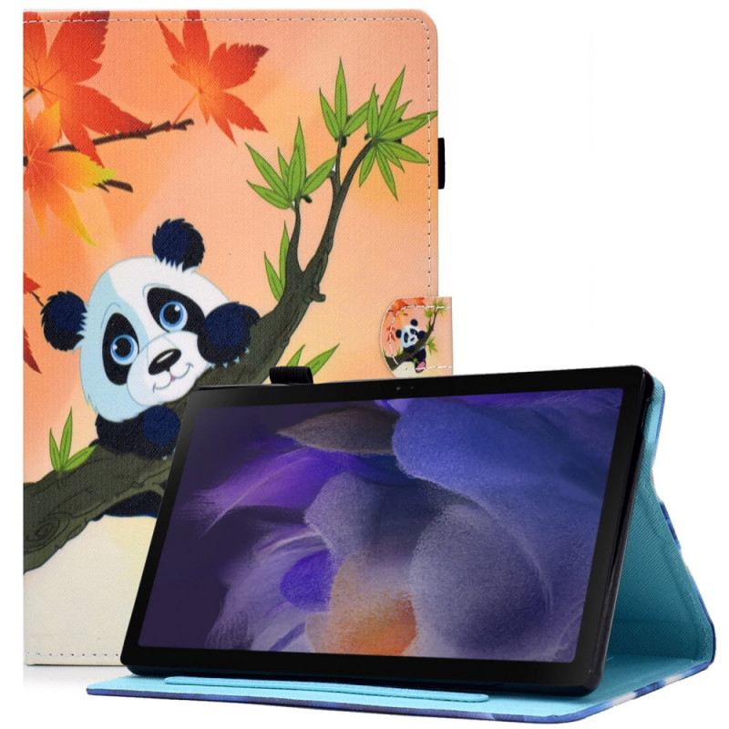 Fliptok / Bőrtok Samsung Galaxy Tab A8 (2021) Aranyos Panda