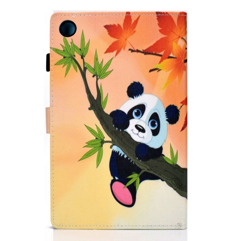 Fliptok / Bőrtok Samsung Galaxy Tab A8 (2021) Aranyos Panda