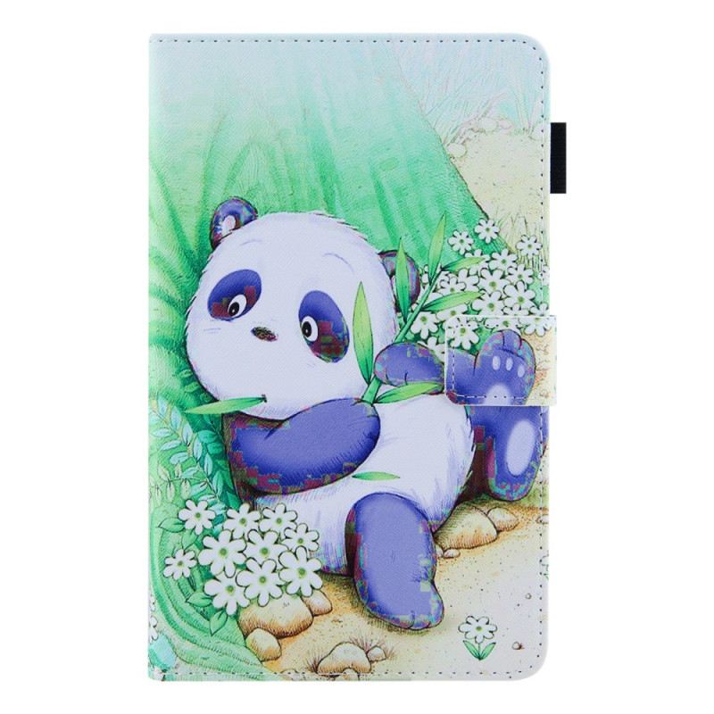 Fliptok / Bőrtok Samsung Galaxy Tab A8 (2021) Aranyos Panda