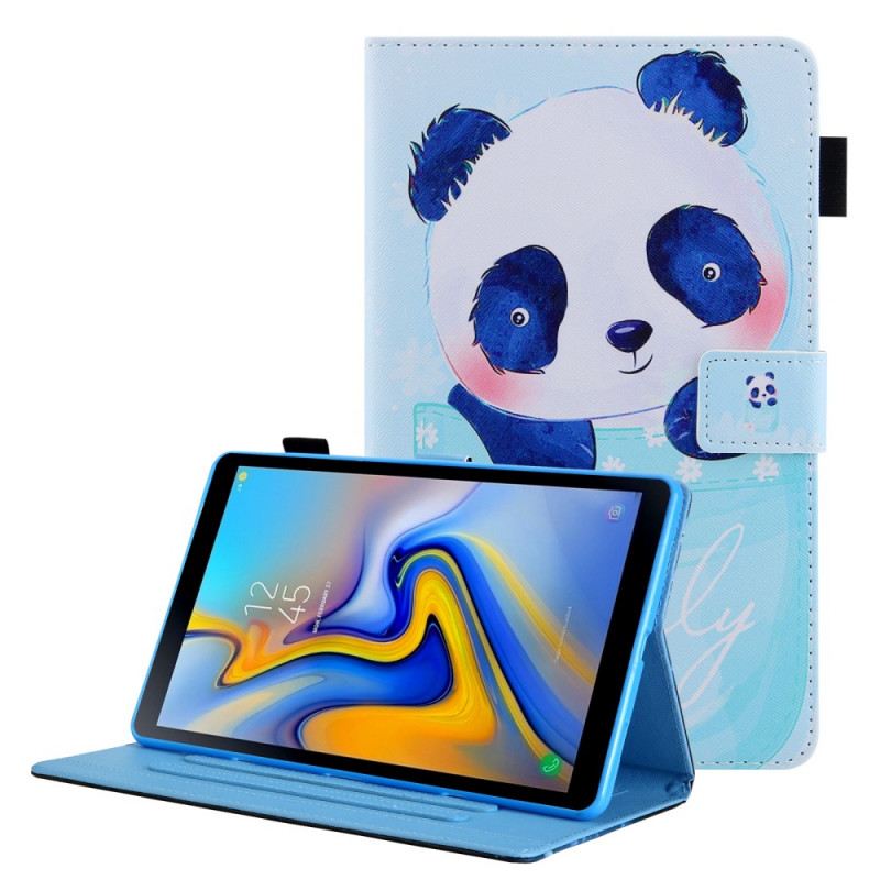 Fliptok / Bőrtok Samsung Galaxy Tab A8 (2021) Aranyos Panda