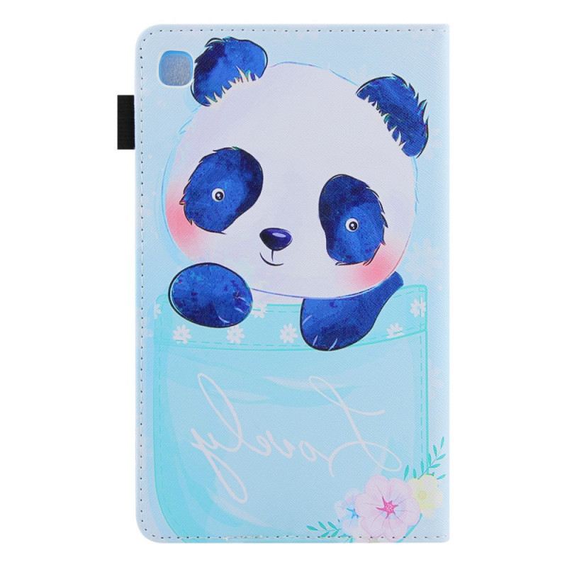 Fliptok / Bőrtok Samsung Galaxy Tab A8 (2021) Aranyos Panda