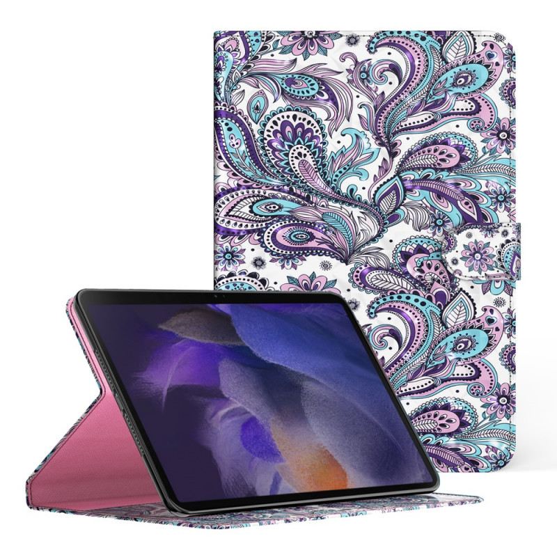 Fliptok / Bőrtok Samsung Galaxy Tab A8 (2021) Paisley