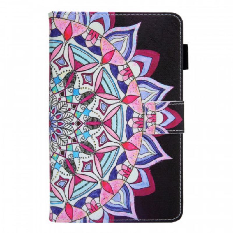 Fliptok Samsung Galaxy Tab A8 (2021) Grafikus Mandala