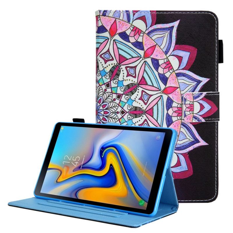 Fliptok Samsung Galaxy Tab A8 (2021) Grafikus Mandala