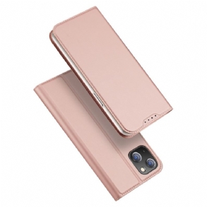 Fliptok iPhone 15 Plus Bőrtok Skin-pro Sorozat Dux Ducis