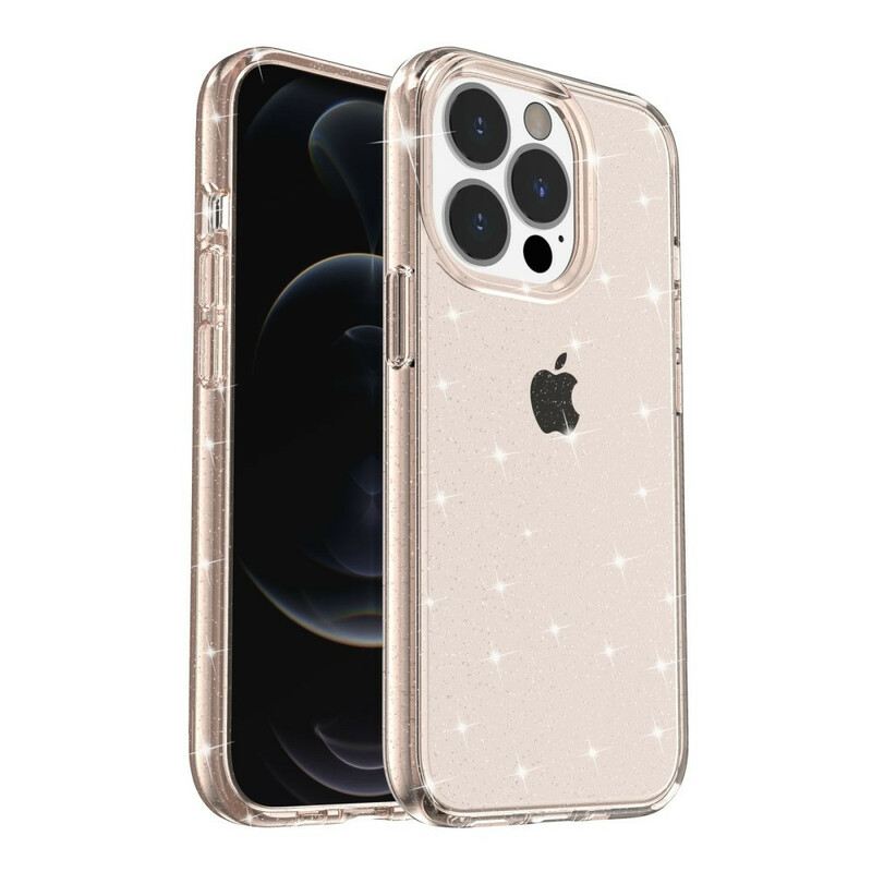 Telefontok iPhone 13 Pro Max Átlátszó Flitterek