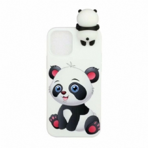 Tok iPhone 13 Pro Max Aranyos Panda 3d