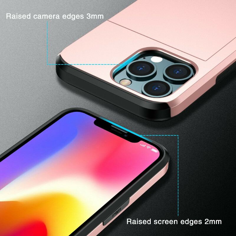 Tok iPhone 13 Pro Max Cipzáras Kártyatartó