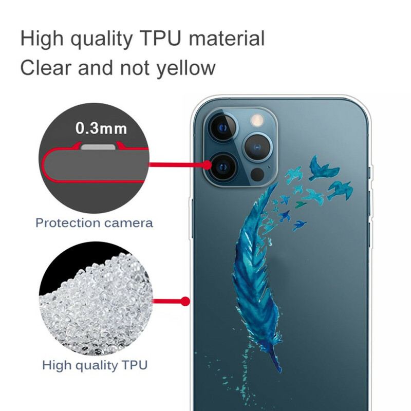 Tok iPhone 13 Pro Max Gyönyörű Kék Toll