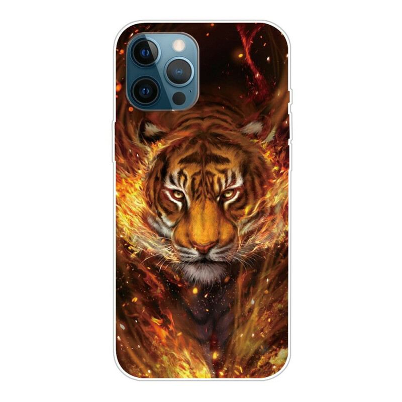 Tok iPhone 13 Pro Max Rugalmas Tigris