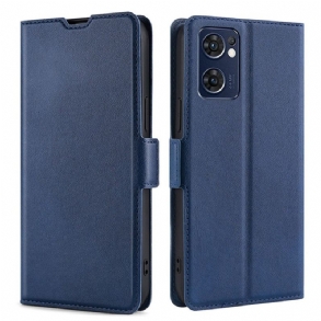 Fliptok / Bőrtok Oppo Find X5 Lite Flap Dupla Design