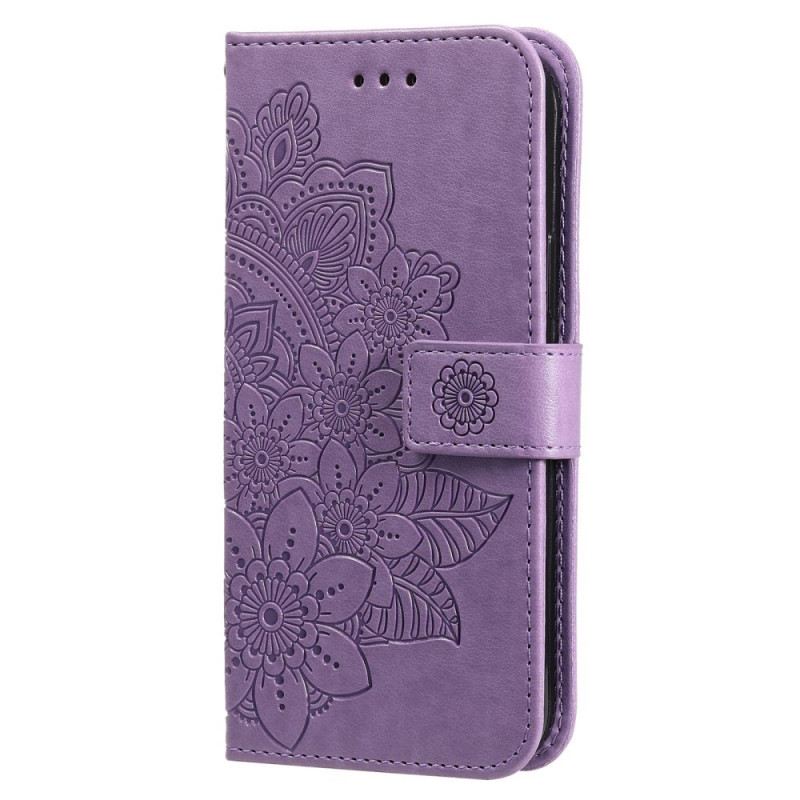 Fliptok / Bőrtok Oppo Find X5 Lite Mandala Zsinórral