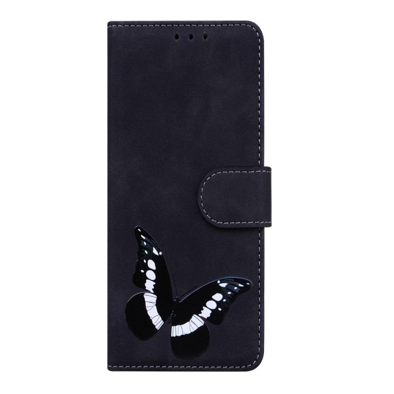 Fliptok / Bőrtok Oppo Find X5 Lite Skin-touch Butterfly