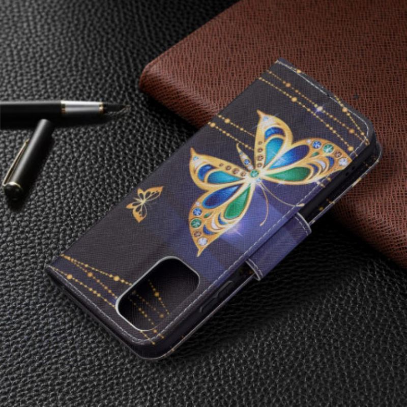 Fliptok / Bőrtok Xiaomi Redmi Note 10 / 10S Magic Butterfly