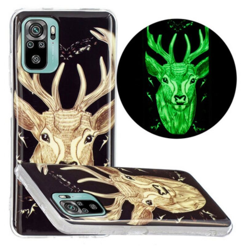 Telefontok Xiaomi Redmi Note 10 / 10S Fluoreszkáló Majestic Deer