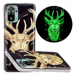 Telefontok Xiaomi Redmi Note 10 / 10S Fluoreszkáló Majestic Deer