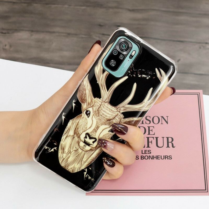 Telefontok Xiaomi Redmi Note 10 / 10S Fluoreszkáló Majestic Deer