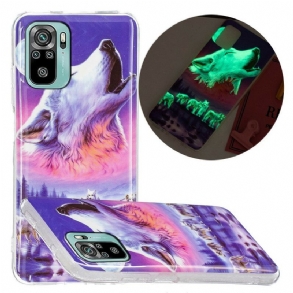 Telefontok Xiaomi Redmi Note 10 / 10S Fluoreszkáló Wolf Sorozat