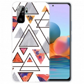 Tok Xiaomi Redmi Note 10 / 10S Márvány Háromszögek