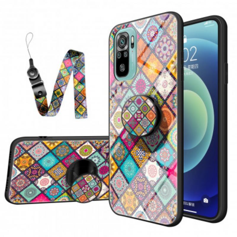 Tok Xiaomi Redmi Note 10 / 10S Patchwork Mágneses Tartó