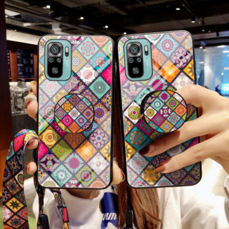 Tok Xiaomi Redmi Note 10 / 10S Patchwork Mágneses Tartó