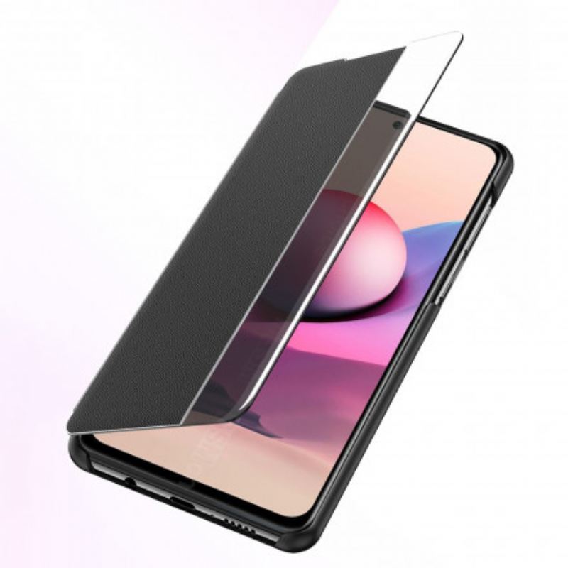 Tok Xiaomi Redmi Note 10 / 10S Prémium Műbőr