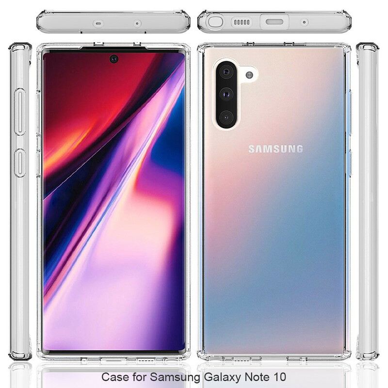 Tok Samsung Galaxy Note 10 Átlátszó És Akril