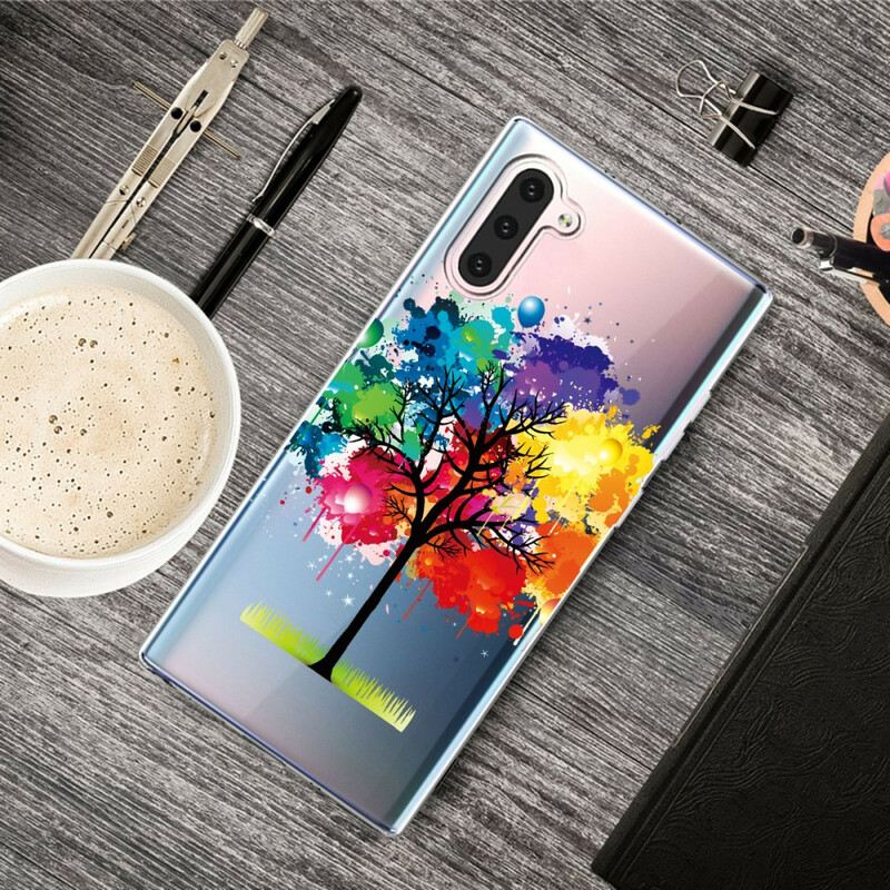 Tok Samsung Galaxy Note 10 Varrat Nélküli Akvarell Fa