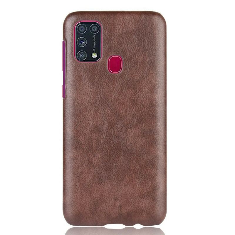 Tok Samsung Galaxy M31 Litchi Performance Leather Effect