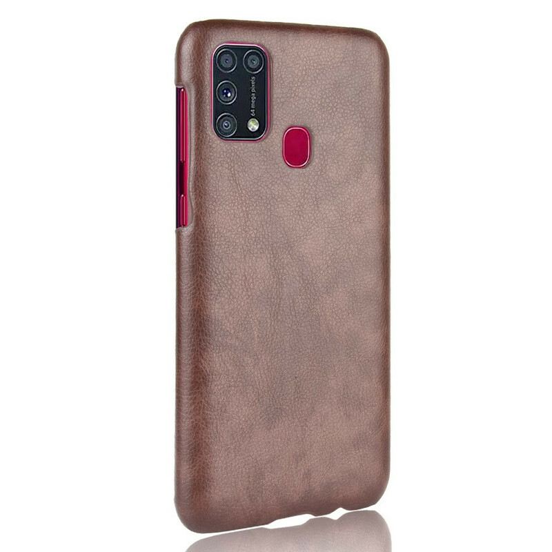 Tok Samsung Galaxy M31 Litchi Performance Leather Effect