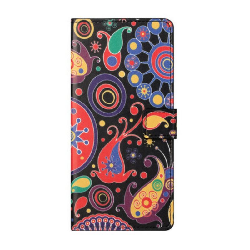 Fliptok / Bőrtok Xiaomi Redmi Note 9 Pro 5G Galaxy Design