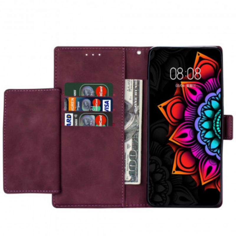 Fliptok Xiaomi Redmi Note 9 Pro 5G szíjjal Pántos Mandala