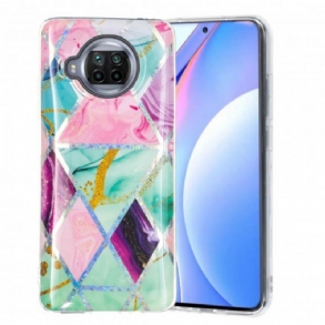 Telefontok Xiaomi Redmi Note 9 Pro 5G Glitter Design Márvány