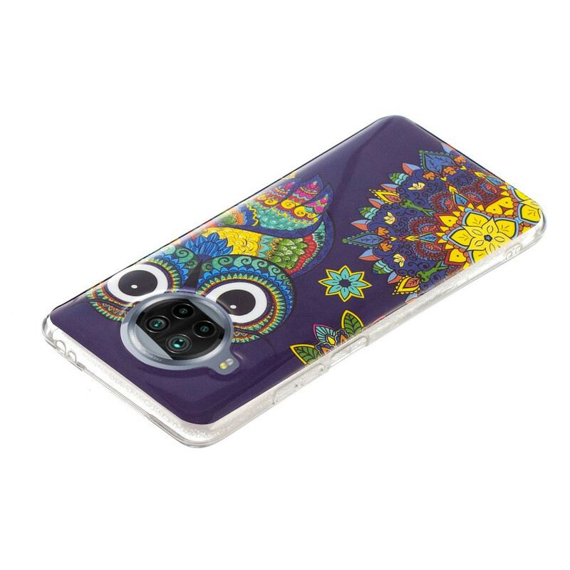 Telefontok Xiaomi Redmi Note 9 Pro 5G Neon Mandala Bagoly