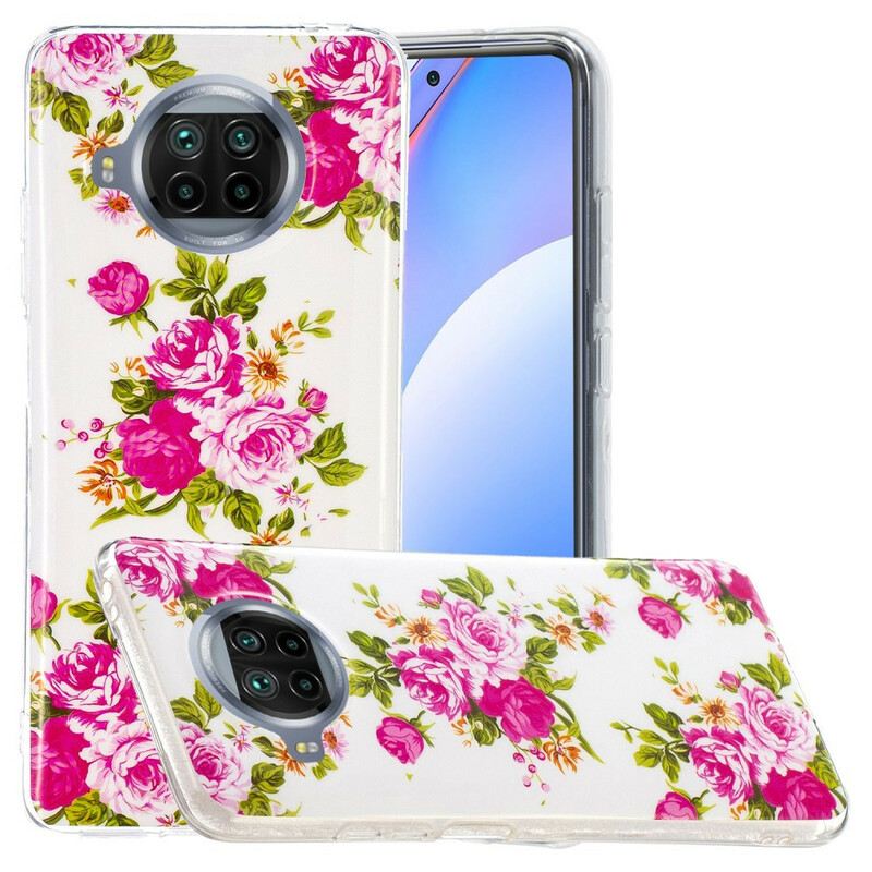 Tok Xiaomi Redmi Note 9 Pro 5G Neon Liberty Flowers