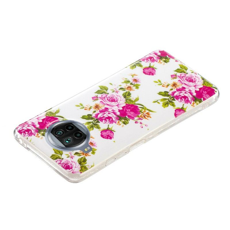 Tok Xiaomi Redmi Note 9 Pro 5G Neon Liberty Flowers