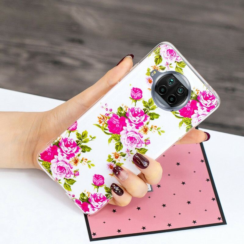 Tok Xiaomi Redmi Note 9 Pro 5G Neon Liberty Flowers