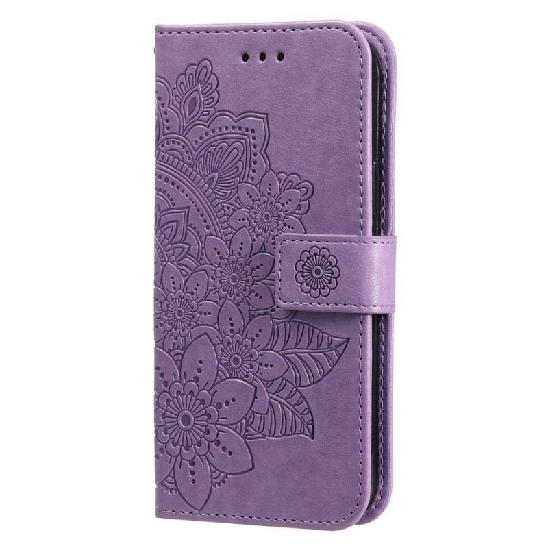 Fliptok / Bőrtok Oppo Find X5 szíjjal Pántos Mandala