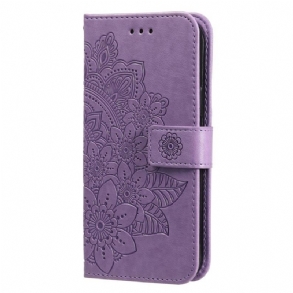 Fliptok / Bőrtok Oppo Find X5 szíjjal Pántos Mandala