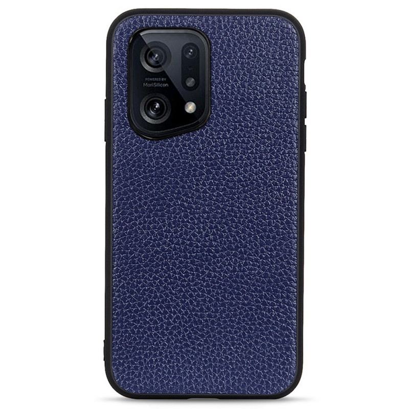 Tok Oppo Find X5 Eredeti Litchi Bőr