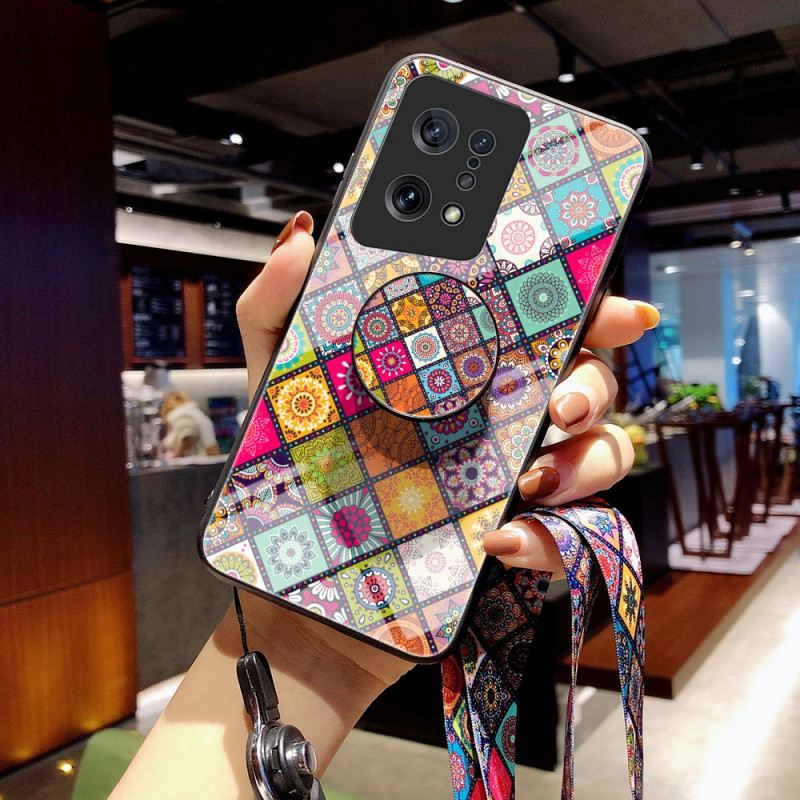 Tok Oppo Find X5 Patchwork Mágneses Tartó