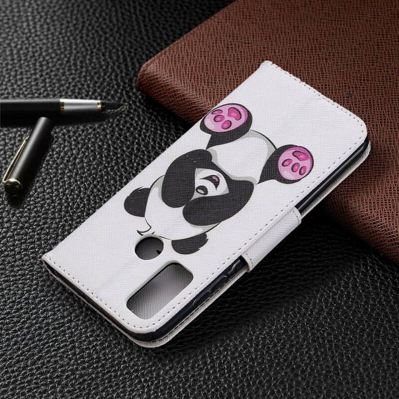 Fliptok / Bőrtok Huawei P Smart 2020 Panda Fun