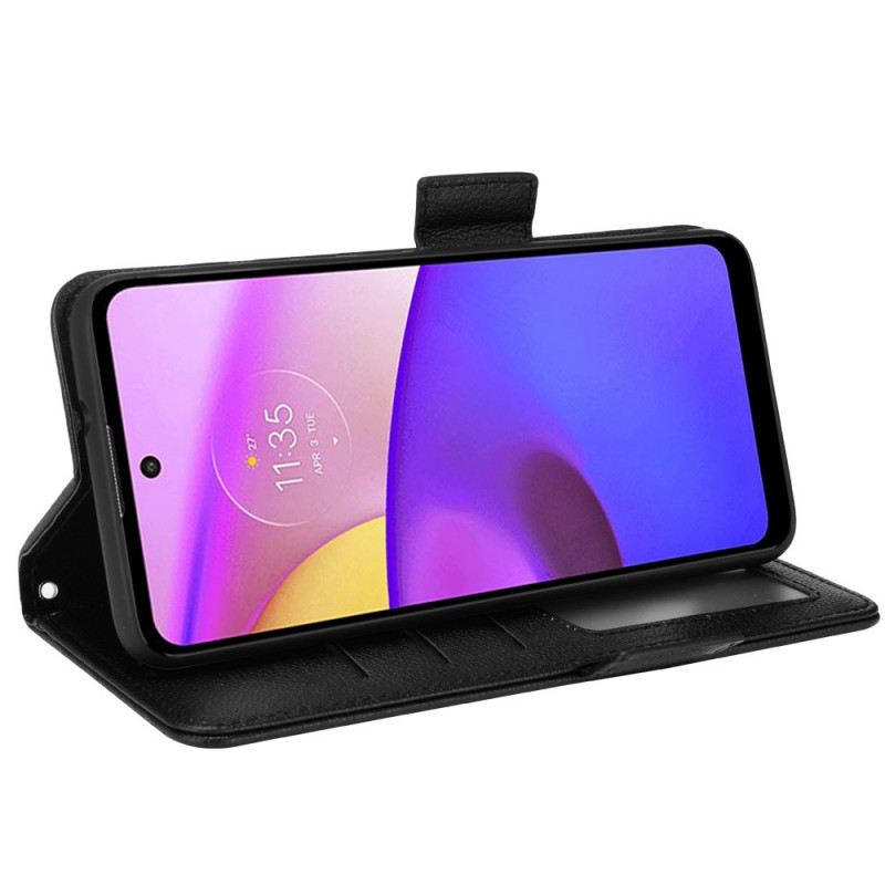 Fliptok / Bőrtok Moto E40 / E30 / E20 Flap Dupla Új Színek