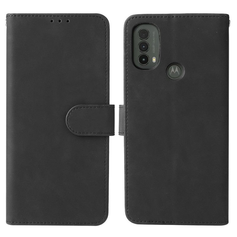 Fliptok / Bőrtok Moto E40 / E30 / E20 Skin Touch