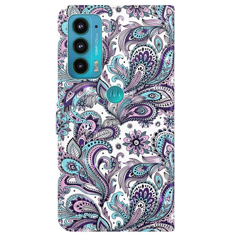 Fliptok Moto E40 / E30 / E20 Paisley