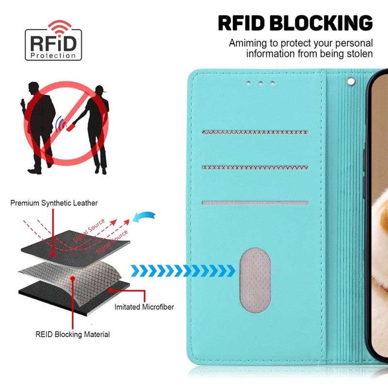 Fliptok Xiaomi 14t Cica Mintás Rfid Blokkolás