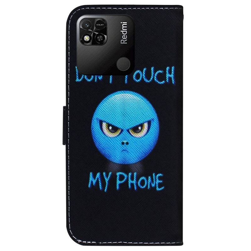 Fliptok / Bőrtok Xiaomi Redmi 10A Emoji Telefon