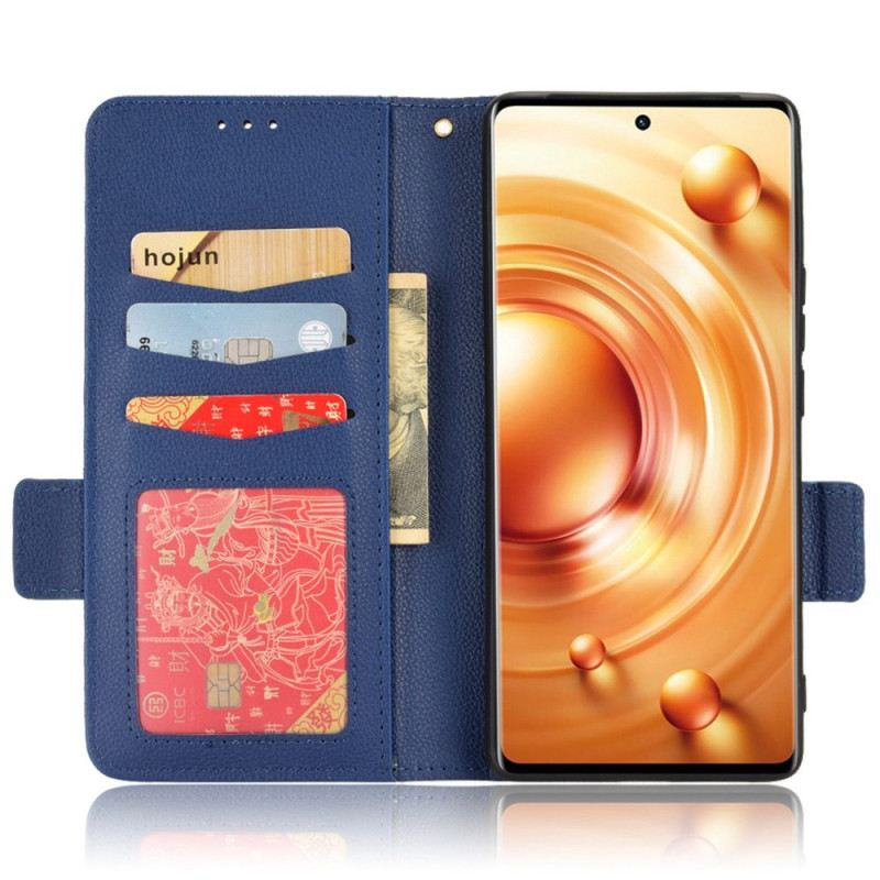 Fliptok / Bőrtok Vivo X80 Pro Flap Dupla Új Színek